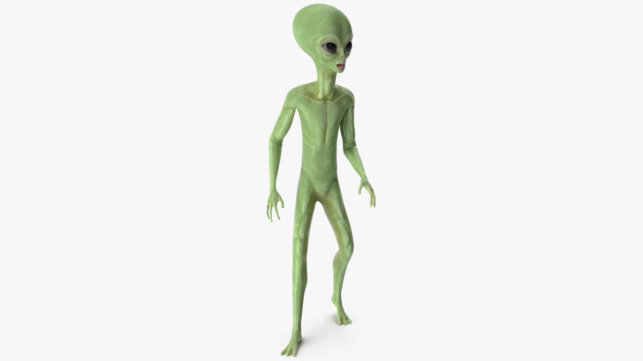 3D model Cartoon Alien Rigged