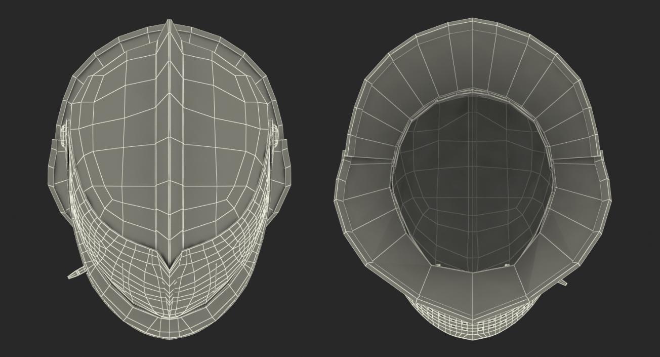 Armet Closed Helmet 3D model