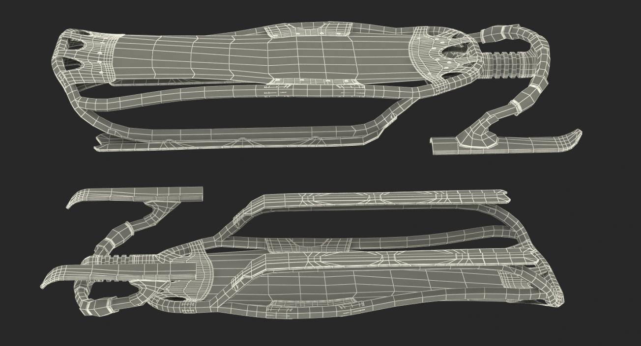 3D model Lying Snow Sled