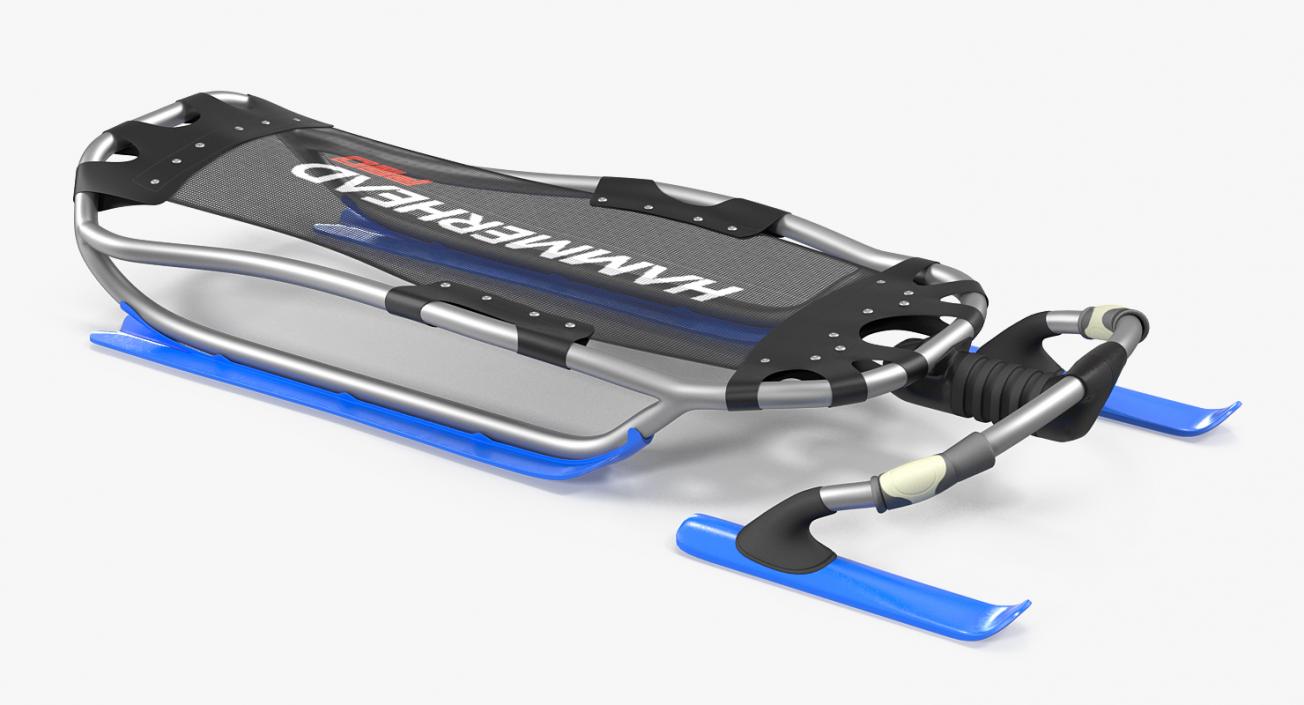 3D model Lying Snow Sled