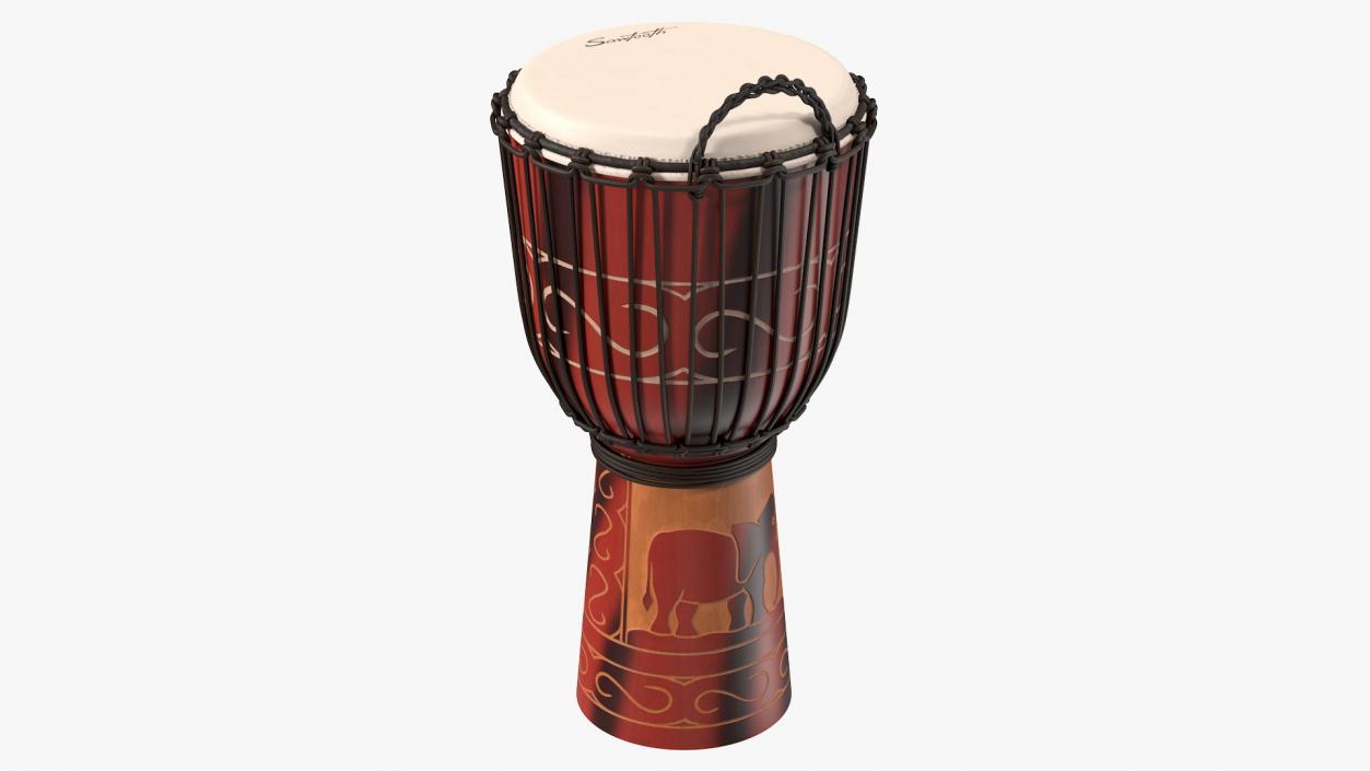 3D model Sawtooth Harmony Series Hand Djembe