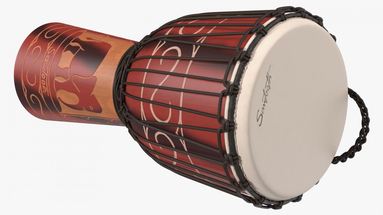 3D model Sawtooth Harmony Series Hand Djembe