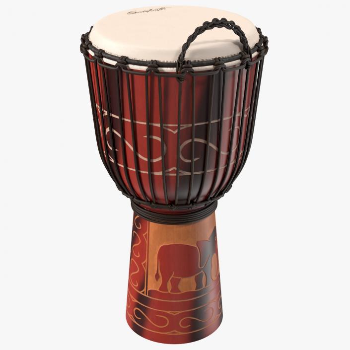 3D model Sawtooth Harmony Series Hand Djembe