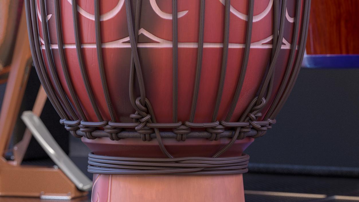 3D model Sawtooth Harmony Series Hand Djembe