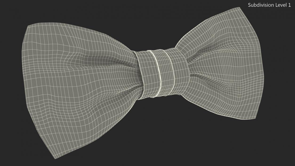 Red Bow Tie(1) 3D model