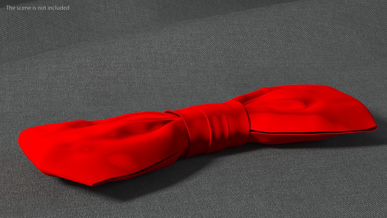 Red Bow Tie(1) 3D model