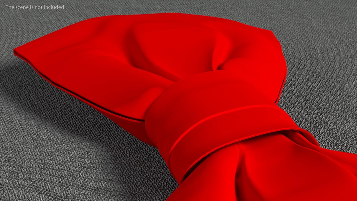 Red Bow Tie(1) 3D model