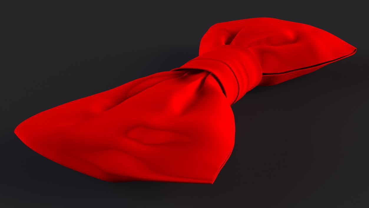 Red Bow Tie(1) 3D model