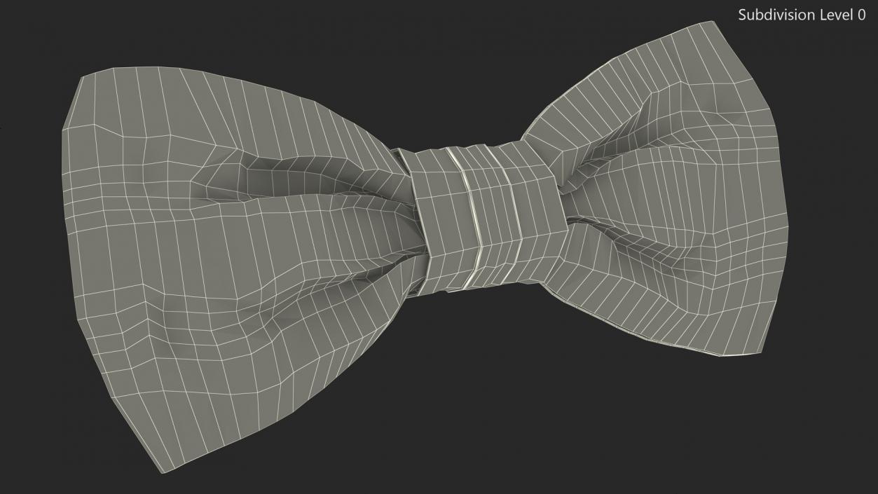 Red Bow Tie(1) 3D model