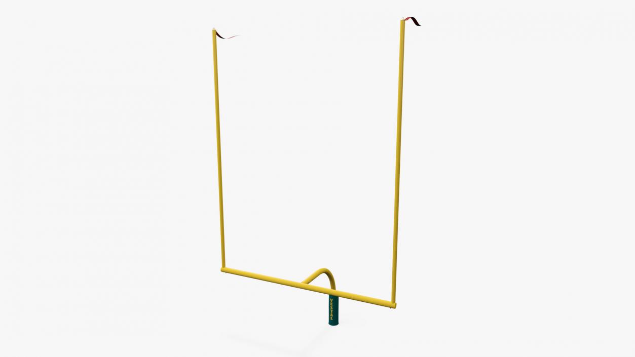 3D American Football Goal Posts model