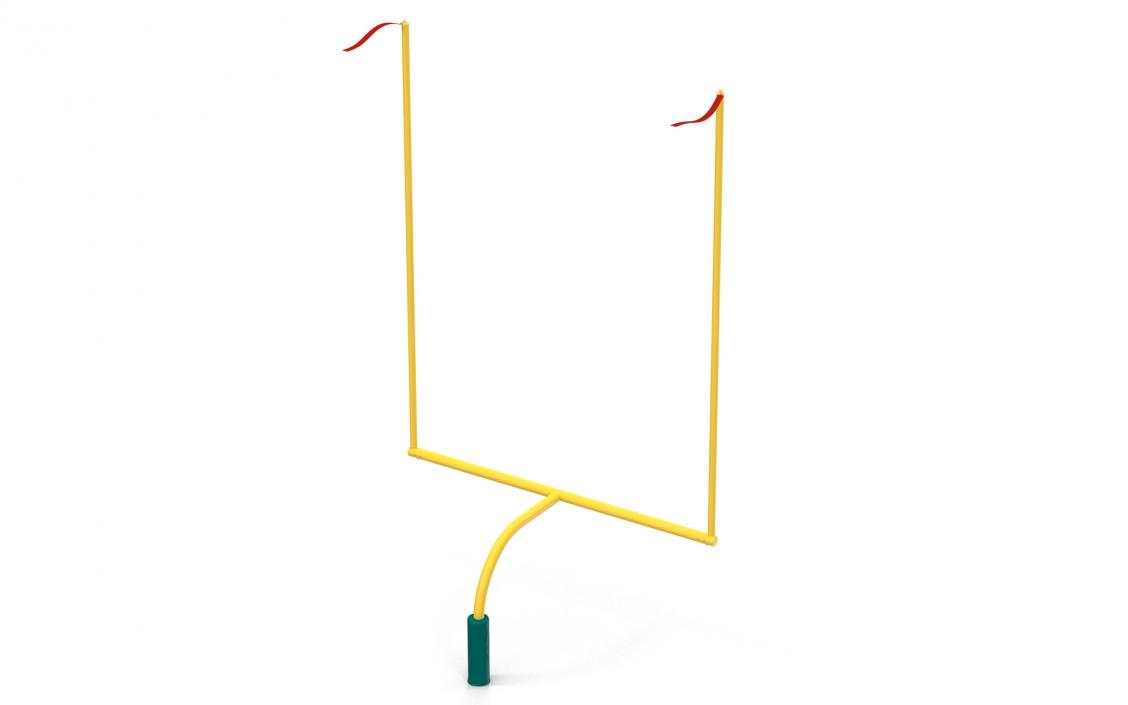 3D American Football Goal Posts model