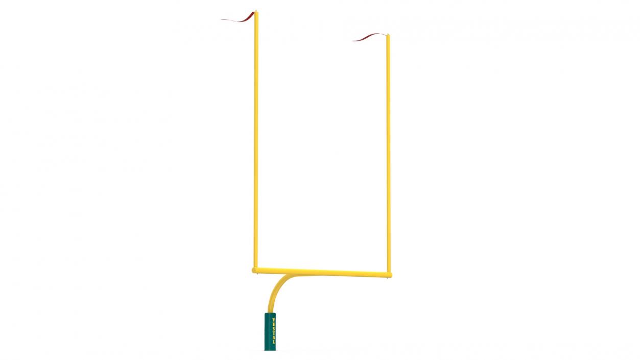 3D American Football Goal Posts model