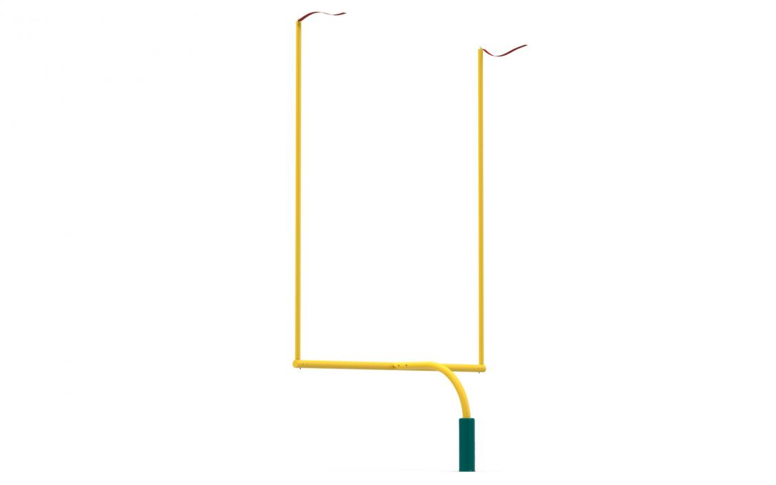 3D American Football Goal Posts model