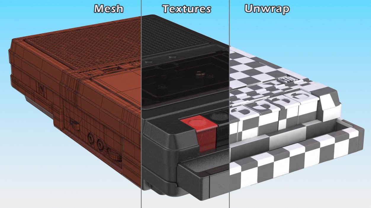 Electronic Tape Deck Recorder 3D model