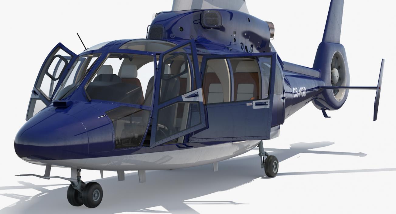 Rigged Private Helicopters Collection 3 3D model