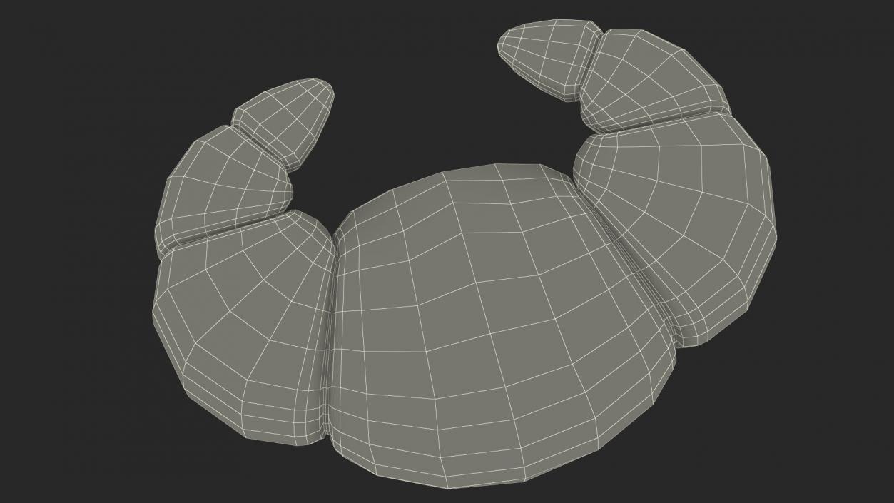 Cartoon Croissant 3D