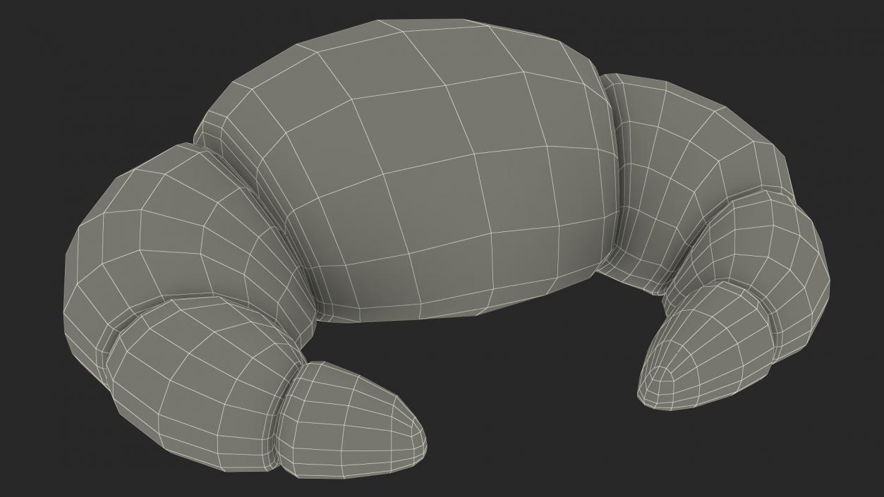 Cartoon Croissant 3D