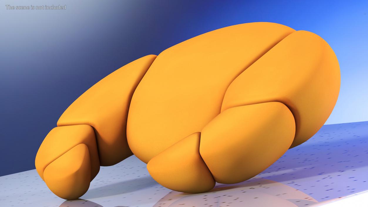 Cartoon Croissant 3D