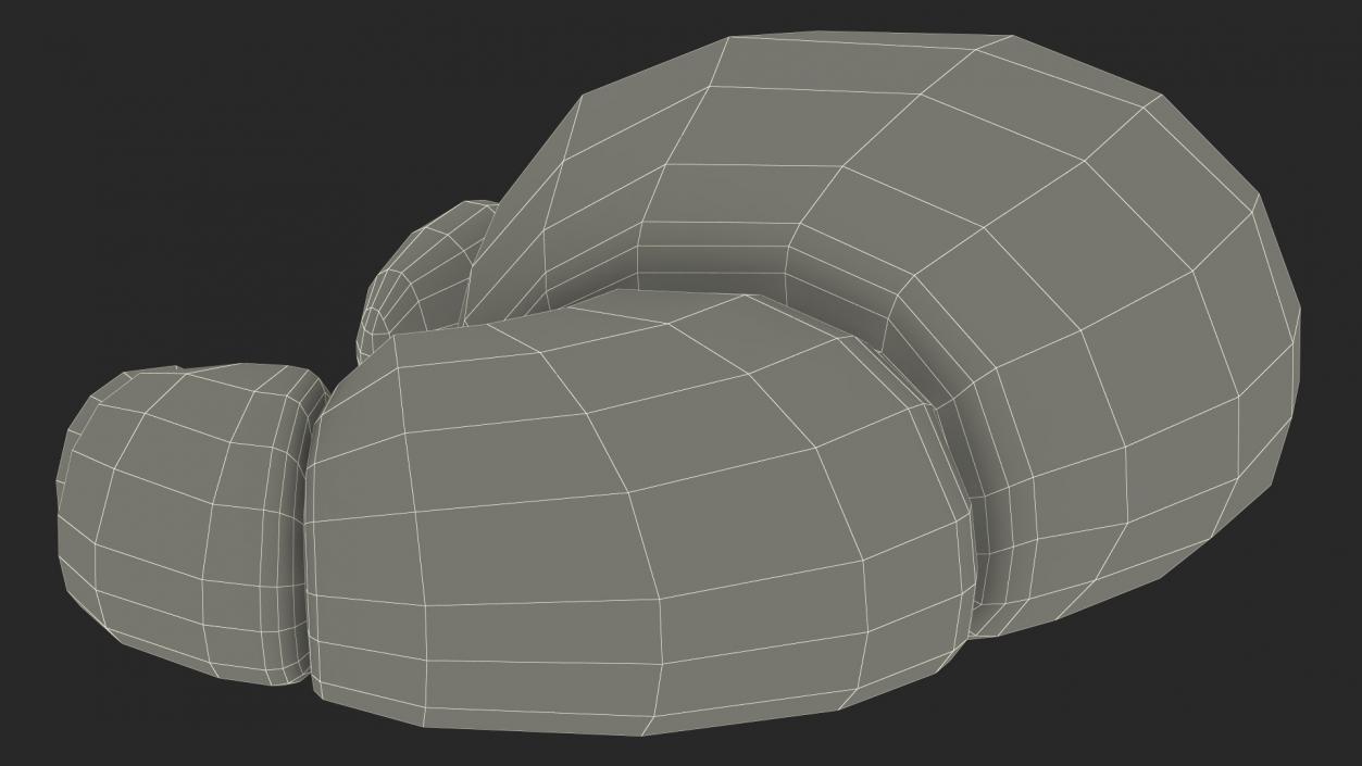 Cartoon Croissant 3D