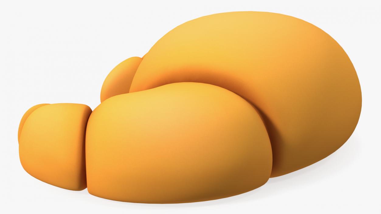 Cartoon Croissant 3D