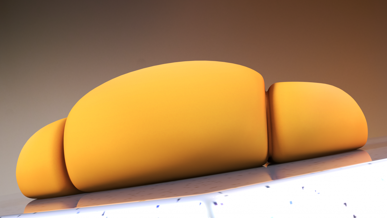 Cartoon Croissant 3D