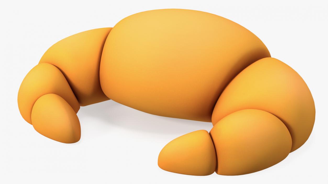 Cartoon Croissant 3D