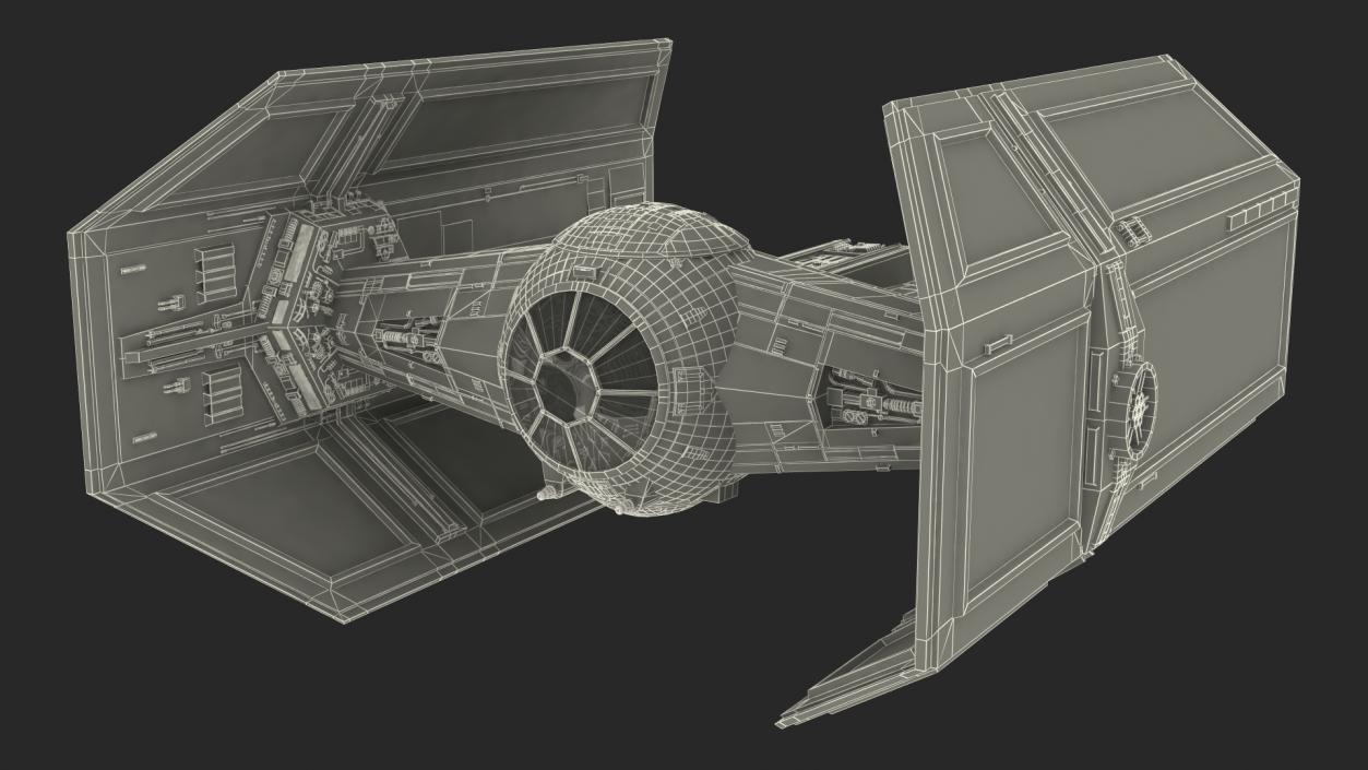 3D model Star Wars Tie Fighter Advanced