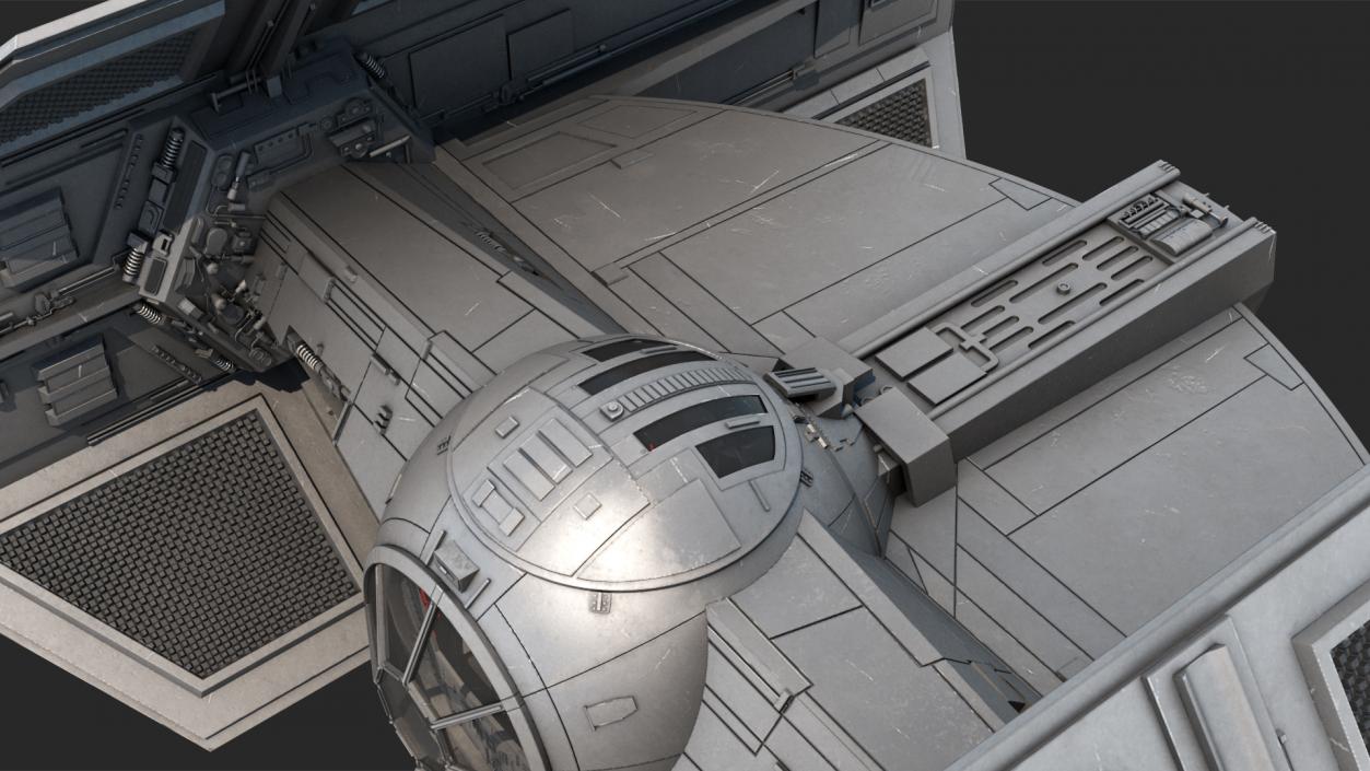 3D model Star Wars Tie Fighter Advanced