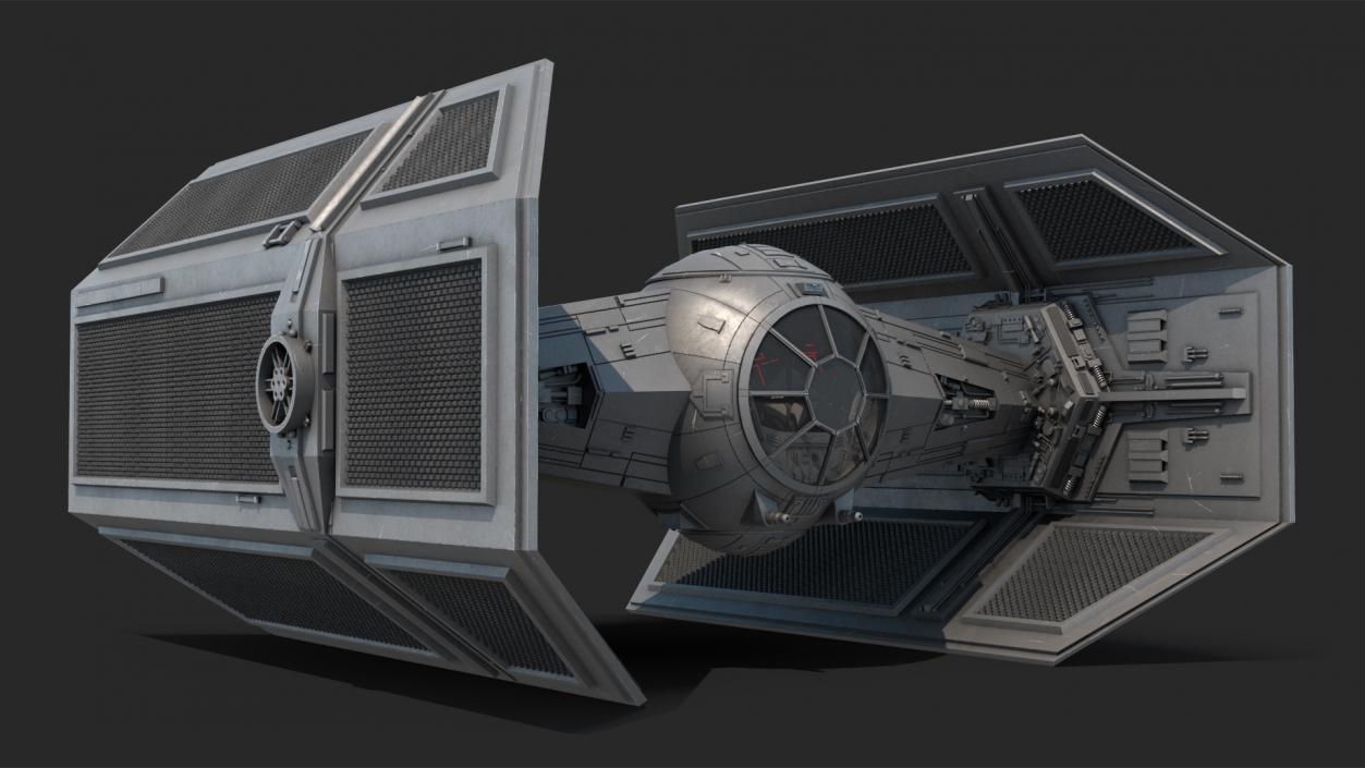 3D model Star Wars Tie Fighter Advanced