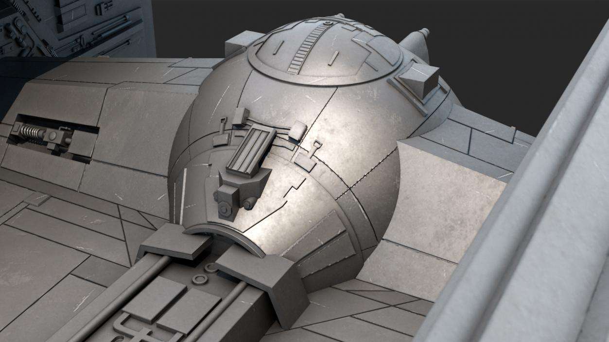 3D model Star Wars Tie Fighter Advanced