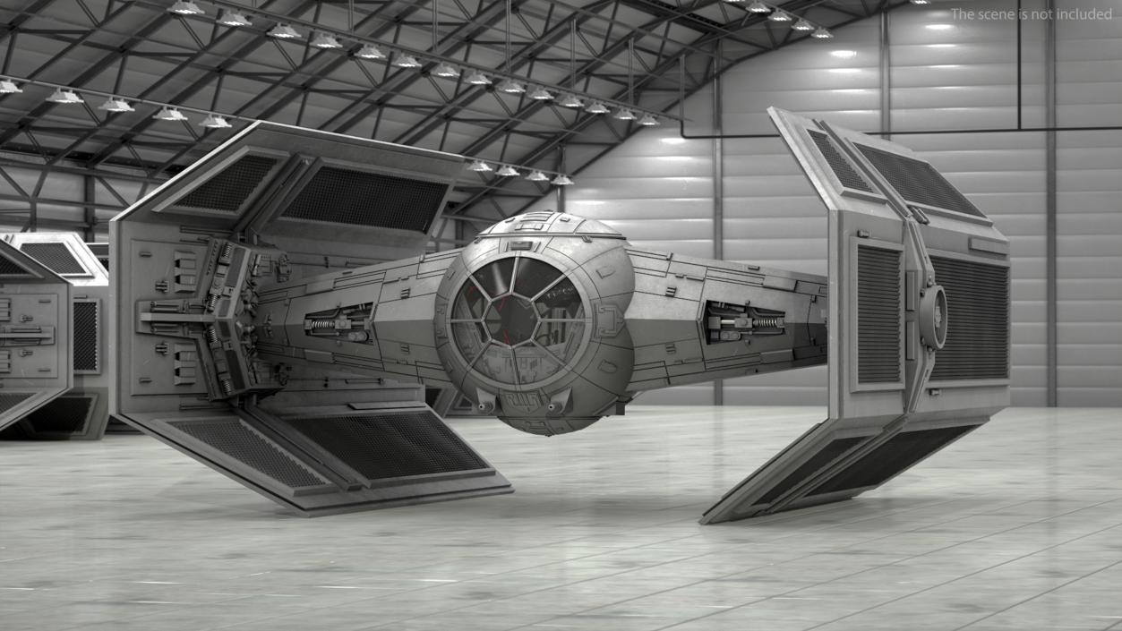 3D model Star Wars Tie Fighter Advanced