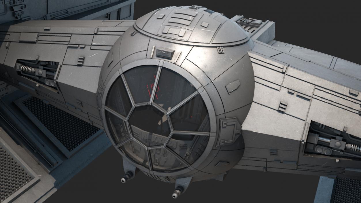 3D model Star Wars Tie Fighter Advanced