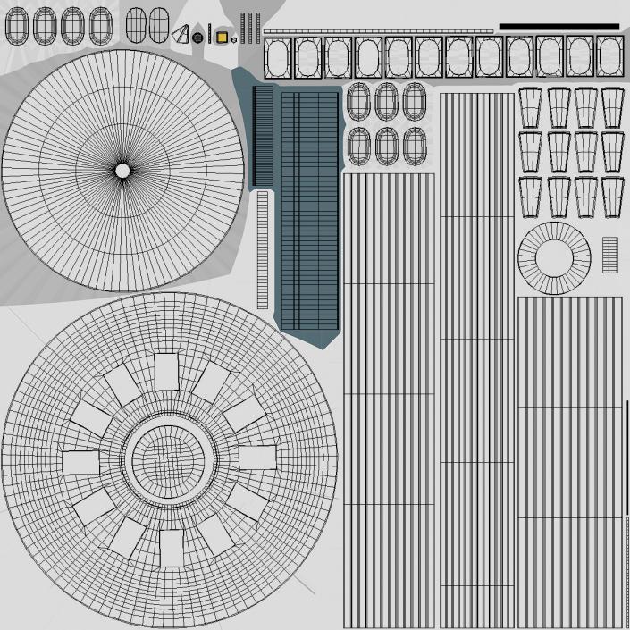 3D Lighting Pole model