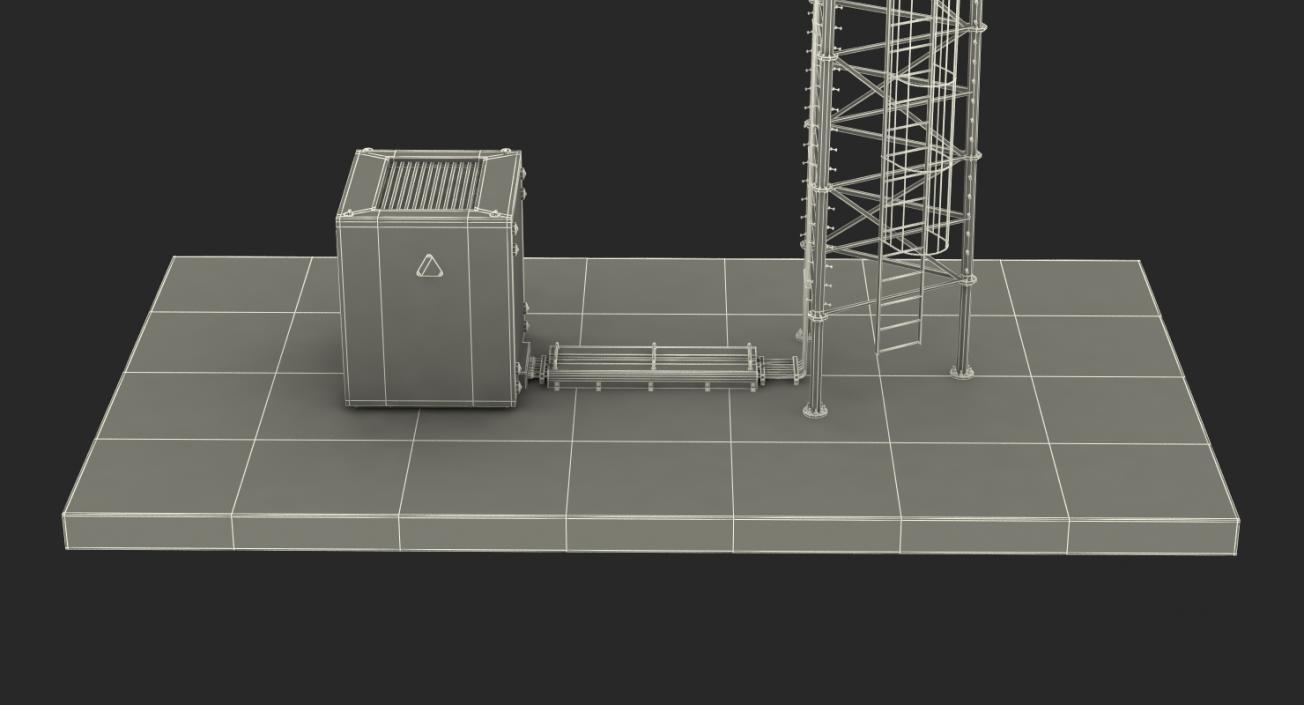 3D Cellular Tower Site 3