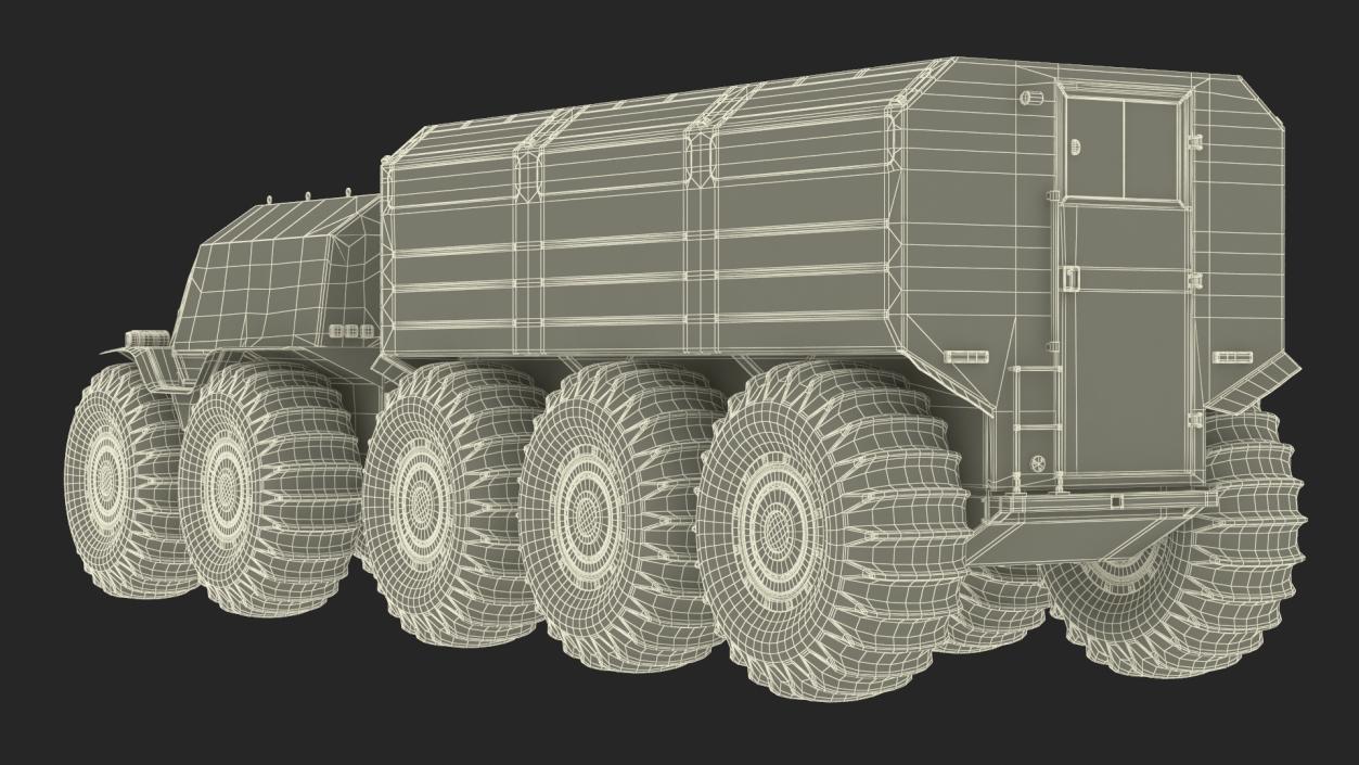 3D model Sherp ATV with Trailer Light Gray 2