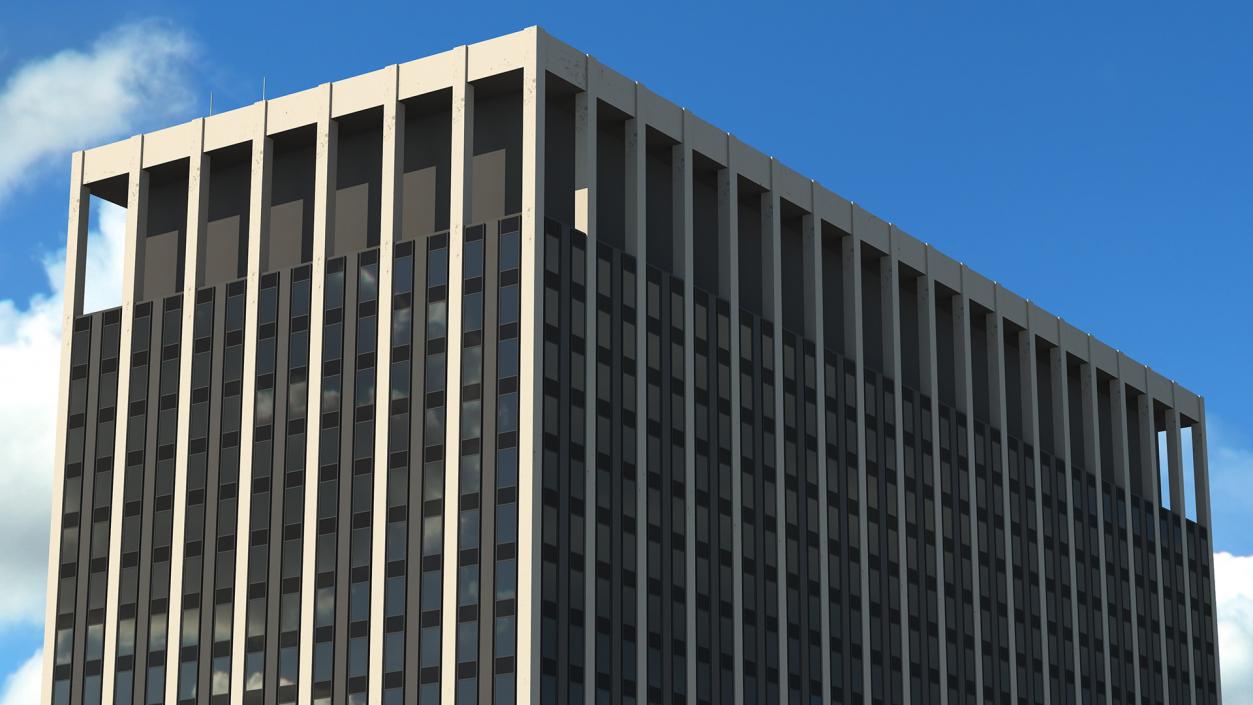 Madison Square Garden with Banners 3D model