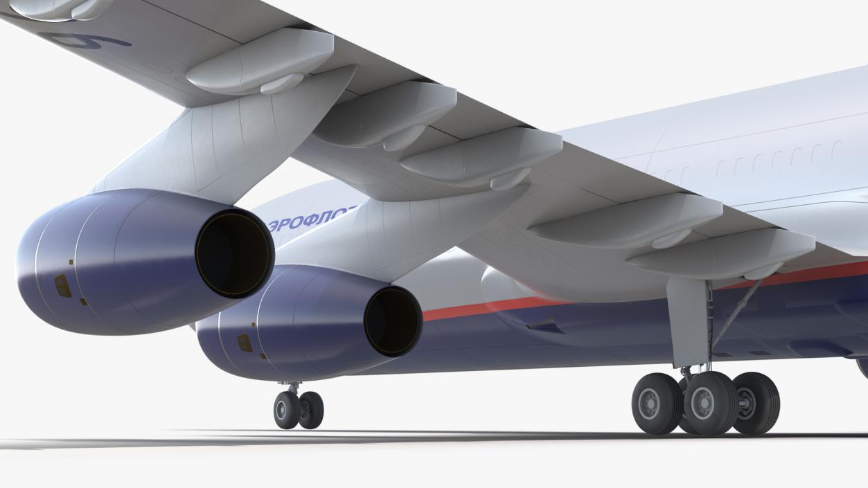 IL-96-400 Aeroflot Simple Interior 3D model