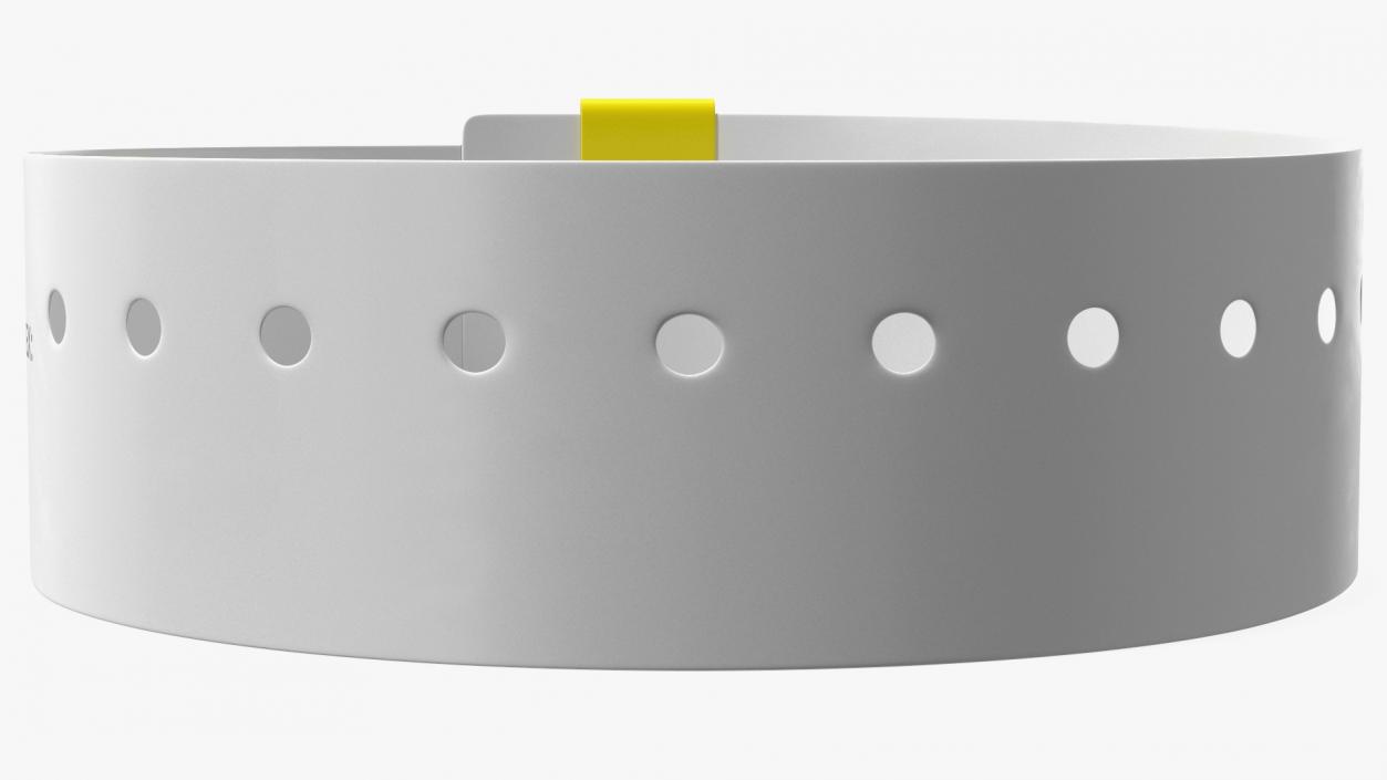 Hospital Patient ID Wristband 3D model