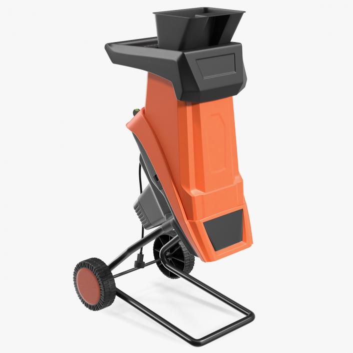 3D Compact Electric Wood Chipper Orange