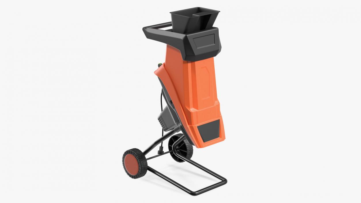 3D Compact Electric Wood Chipper Orange