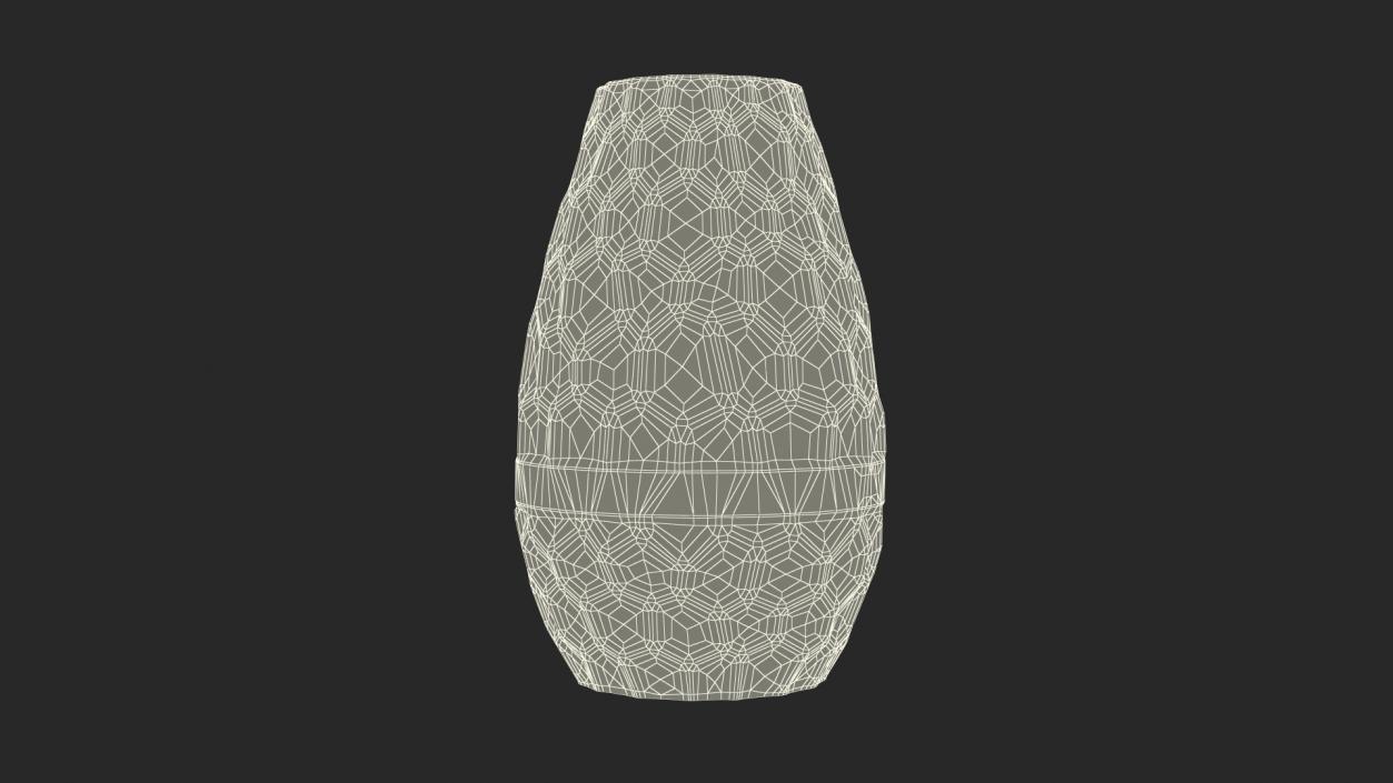 Modern Fashion Hexagon Vase 3D