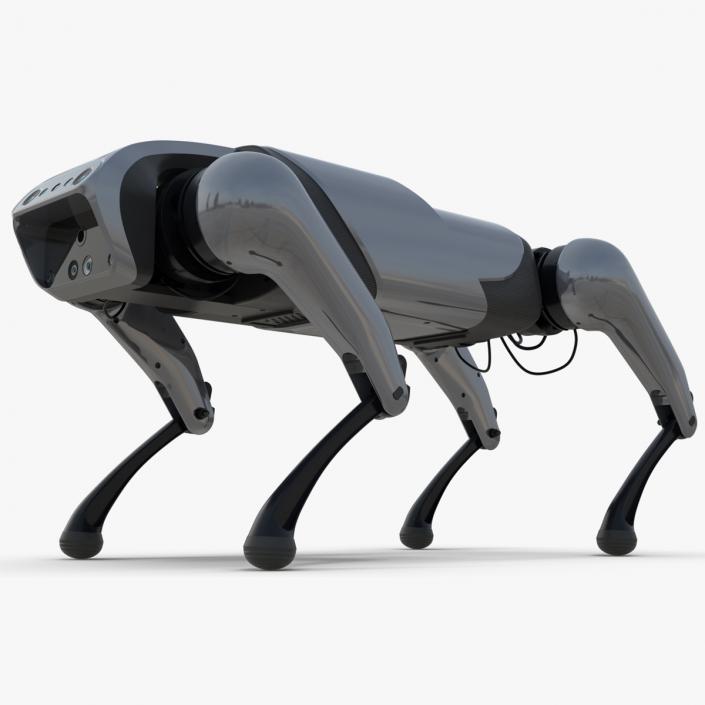 CyberDog Gray Rigged for Cinema 4D 3D model