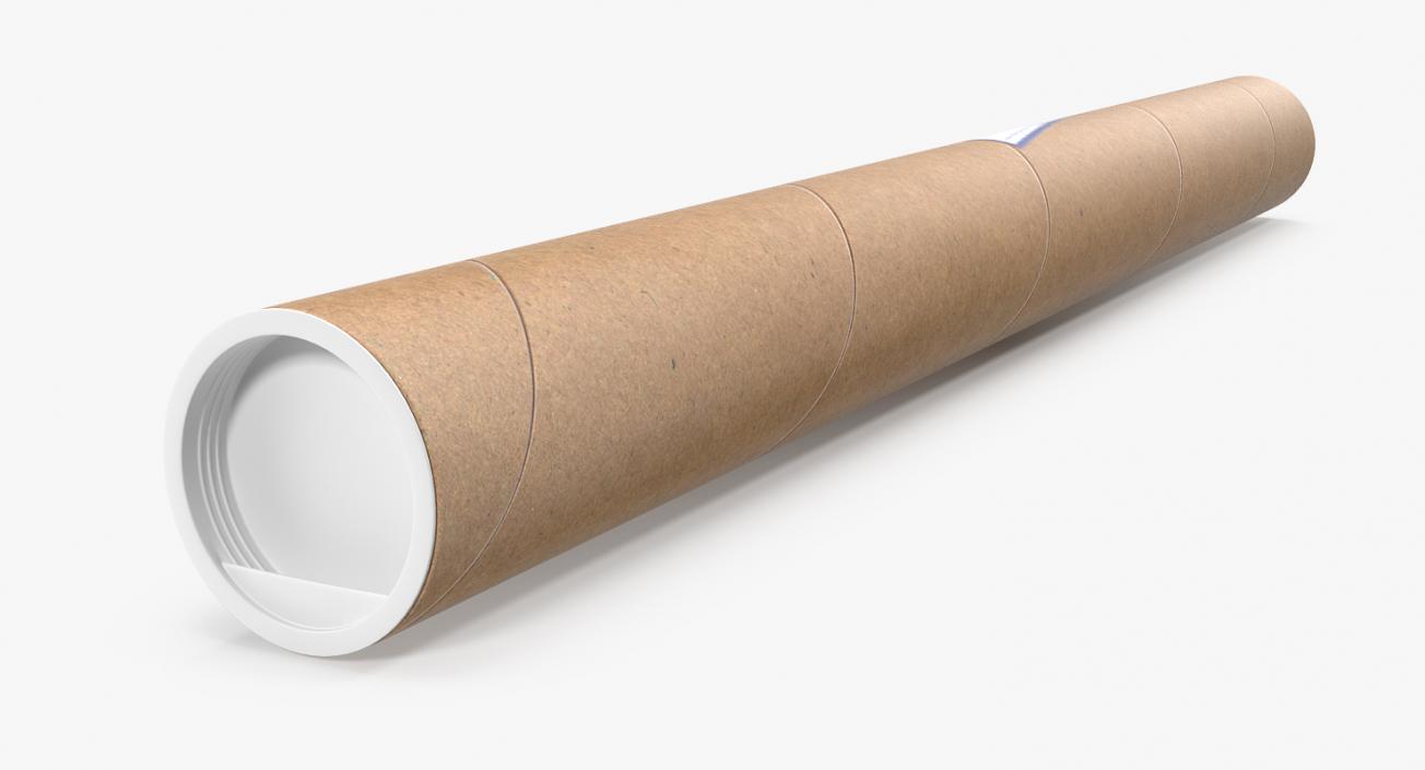 3D Cardboard Postal Tube