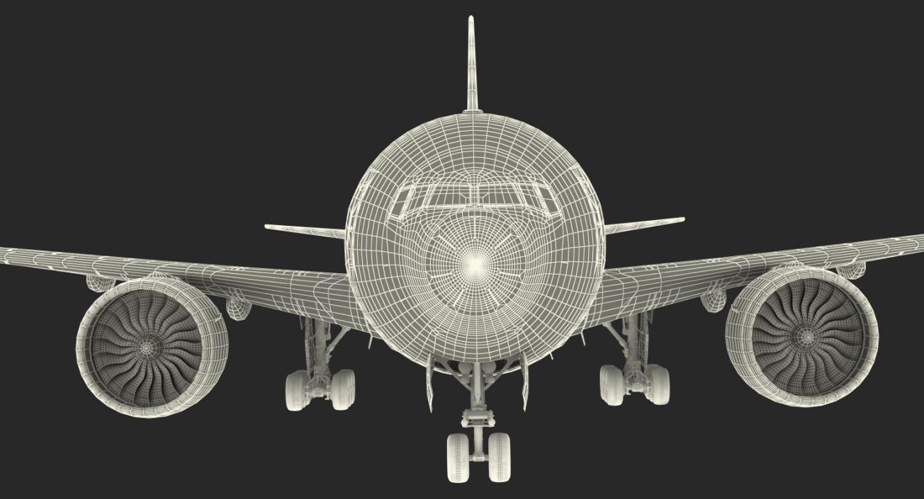 3D Boeing 777 Freighter British Airways Rigged model