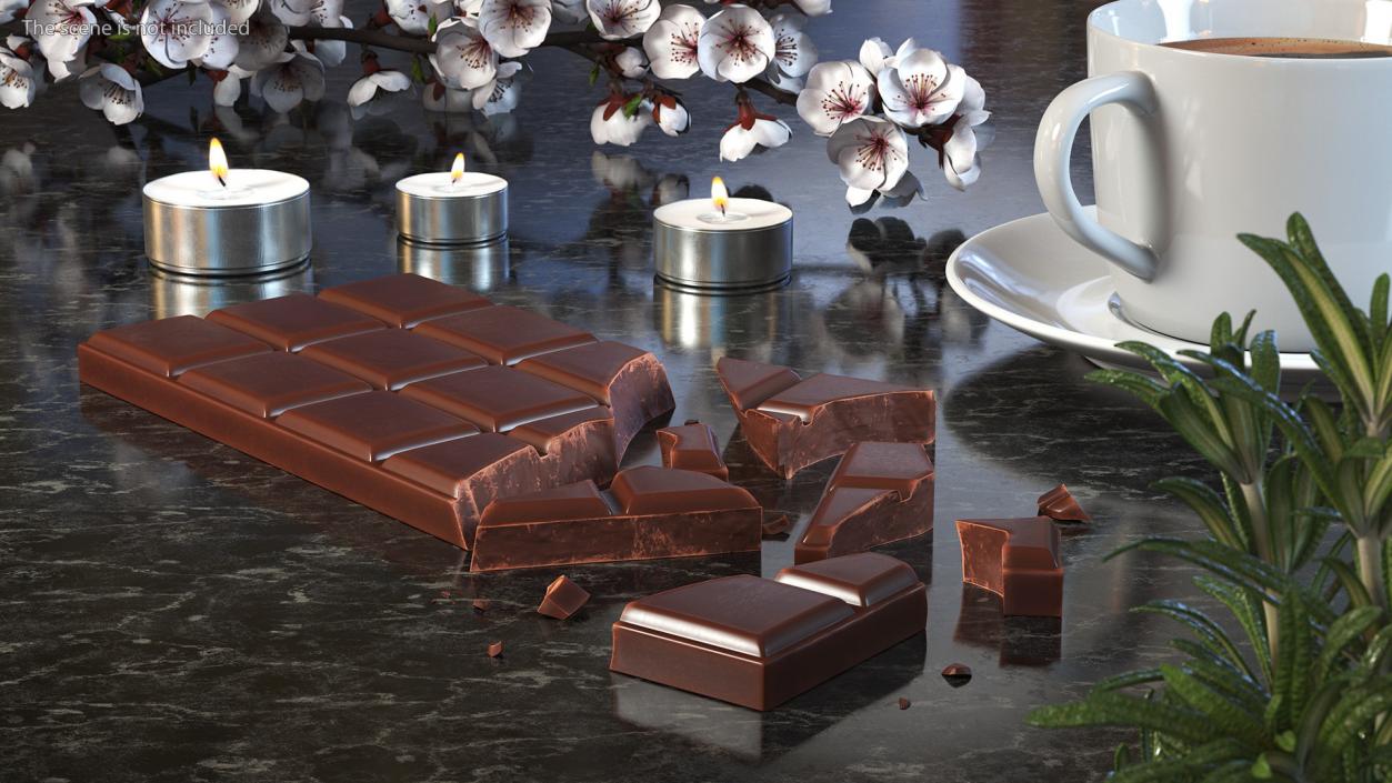 Chocolate Bars Collection 2 3D