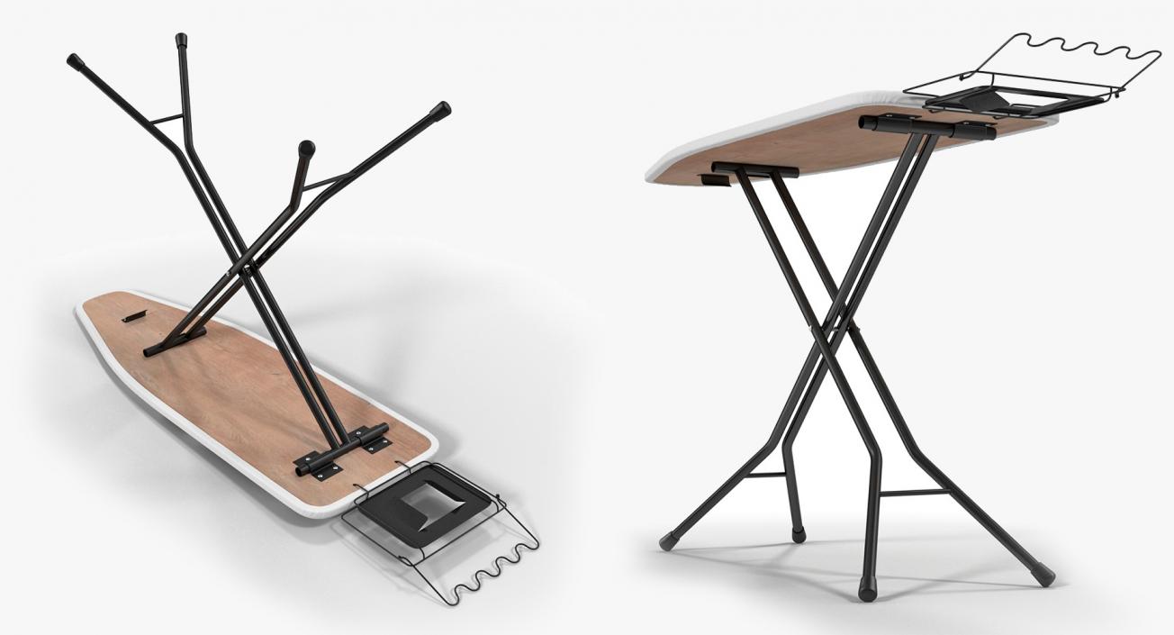 3D Ironing Board and Iron Collection model