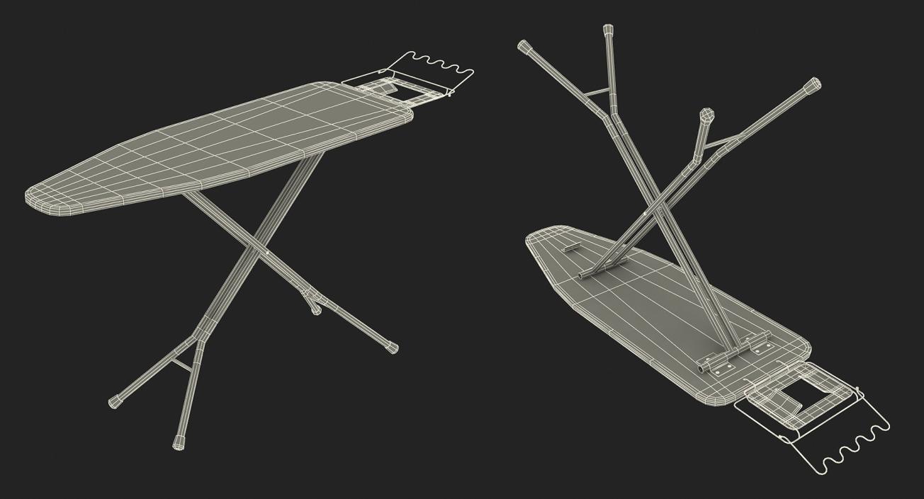 3D Ironing Board and Iron Collection model