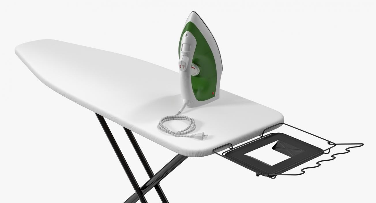 3D Ironing Board and Iron Collection model