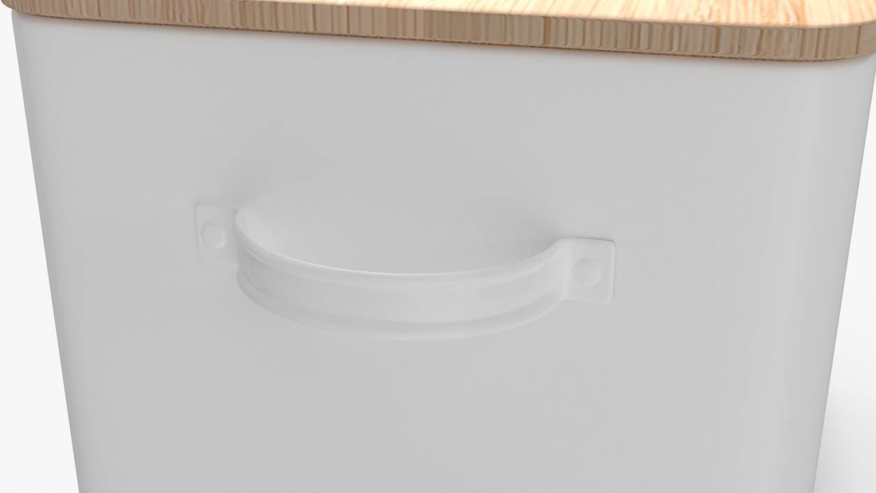 Kitchen Bread Box White Big 3D