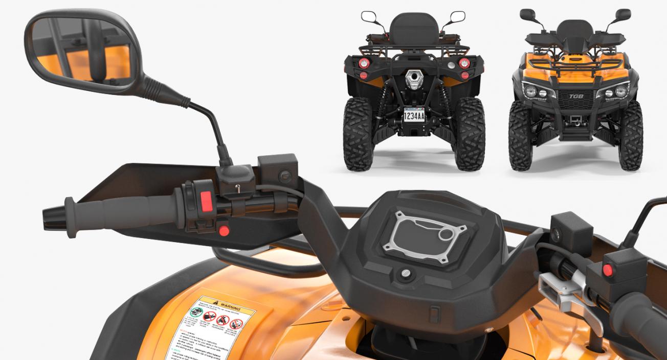 3D Quad Bike TGB 1000 2016 model